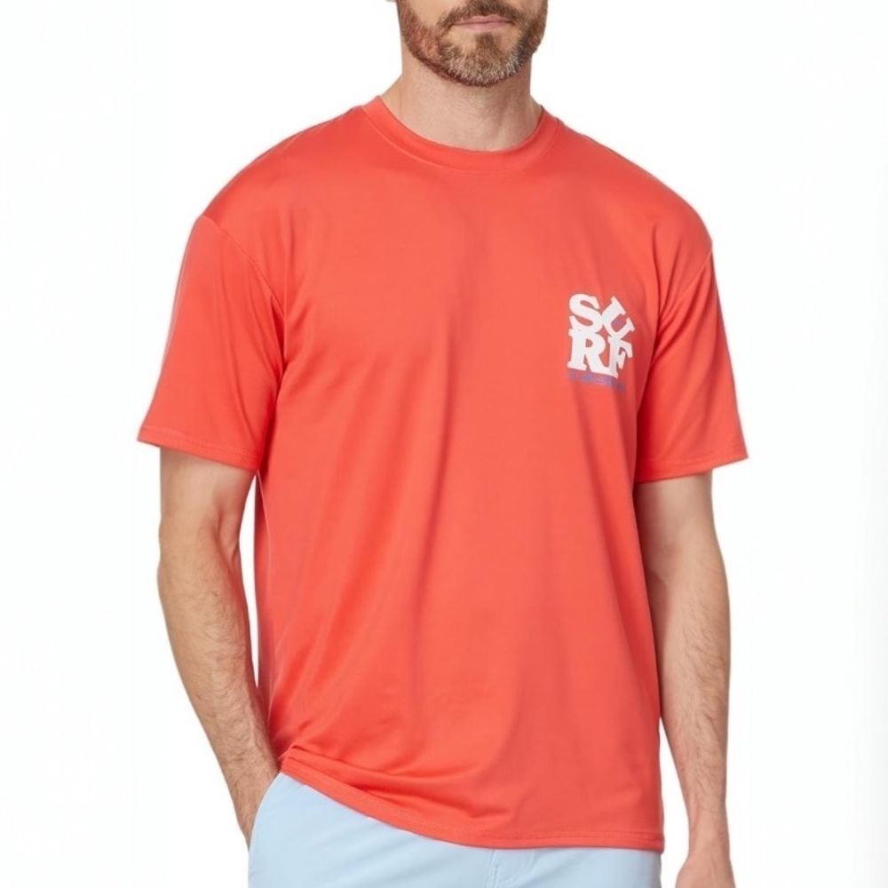 NWT Quiksilver Men's Standard Everyday Short Sleeve Rashguard Surf Tee SZ L